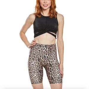 Onzie Biker Shorts - Leopard